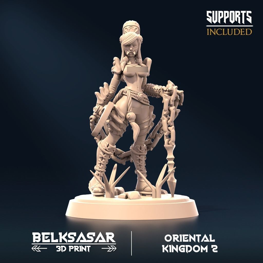 Twilightshine Stalker Set x5 Nude 3D print model_1