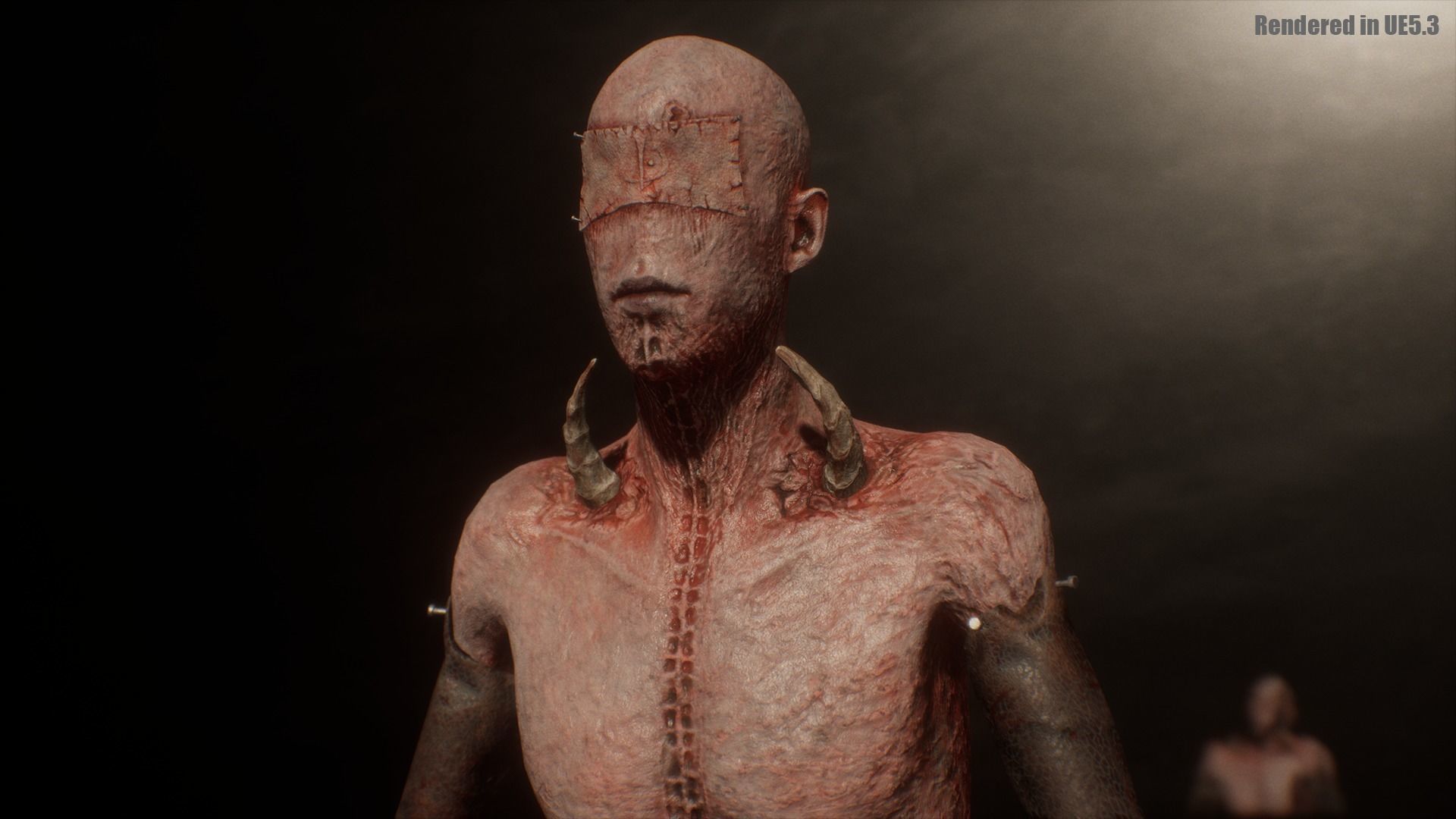 Low Poly Epic Skeleton Hell Creature Low-poly 3D model_5