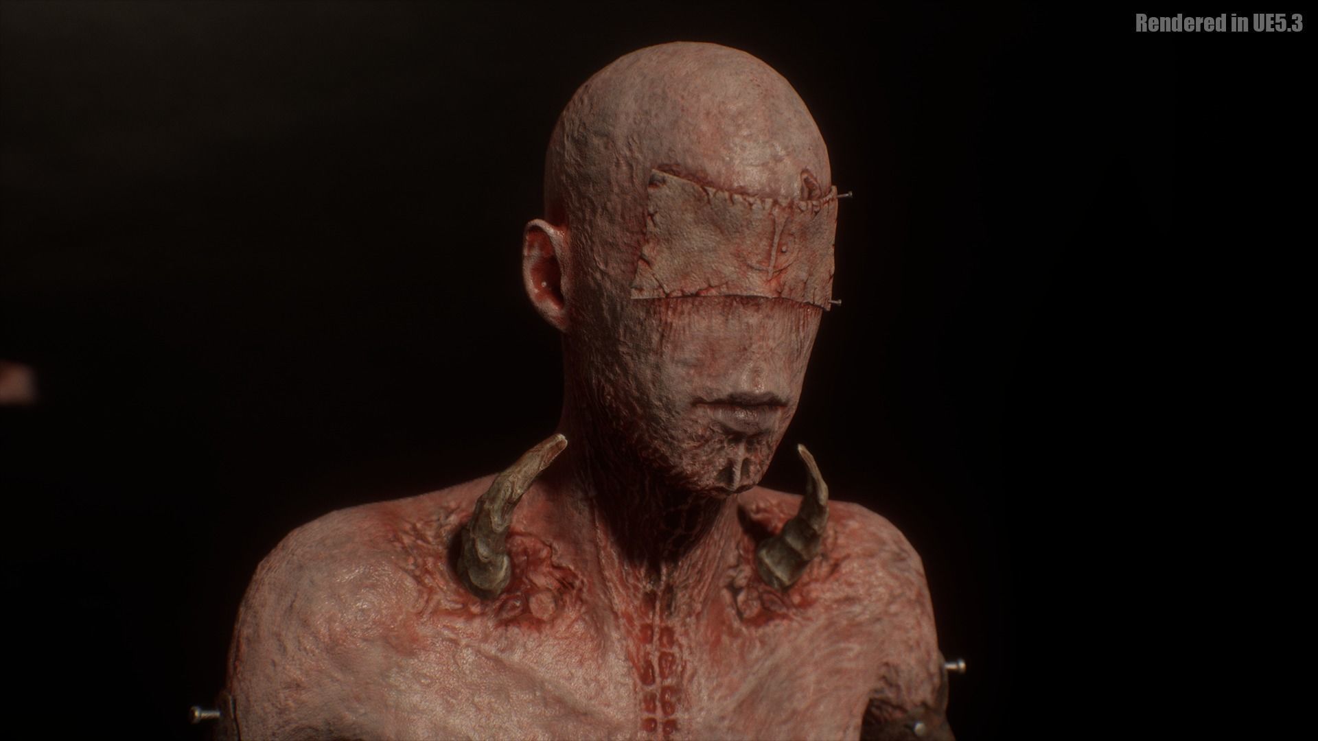 Low Poly Epic Skeleton Hell Creature Low-poly 3D model_4