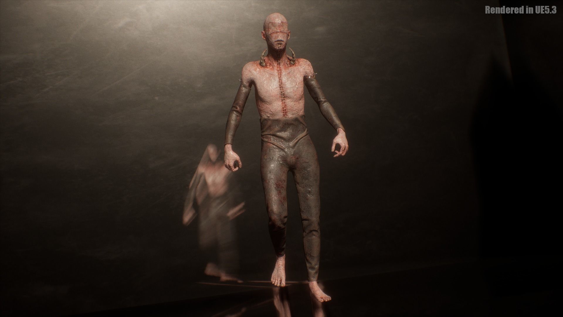 Low Poly Epic Skeleton Hell Creature Low-poly 3D model_7