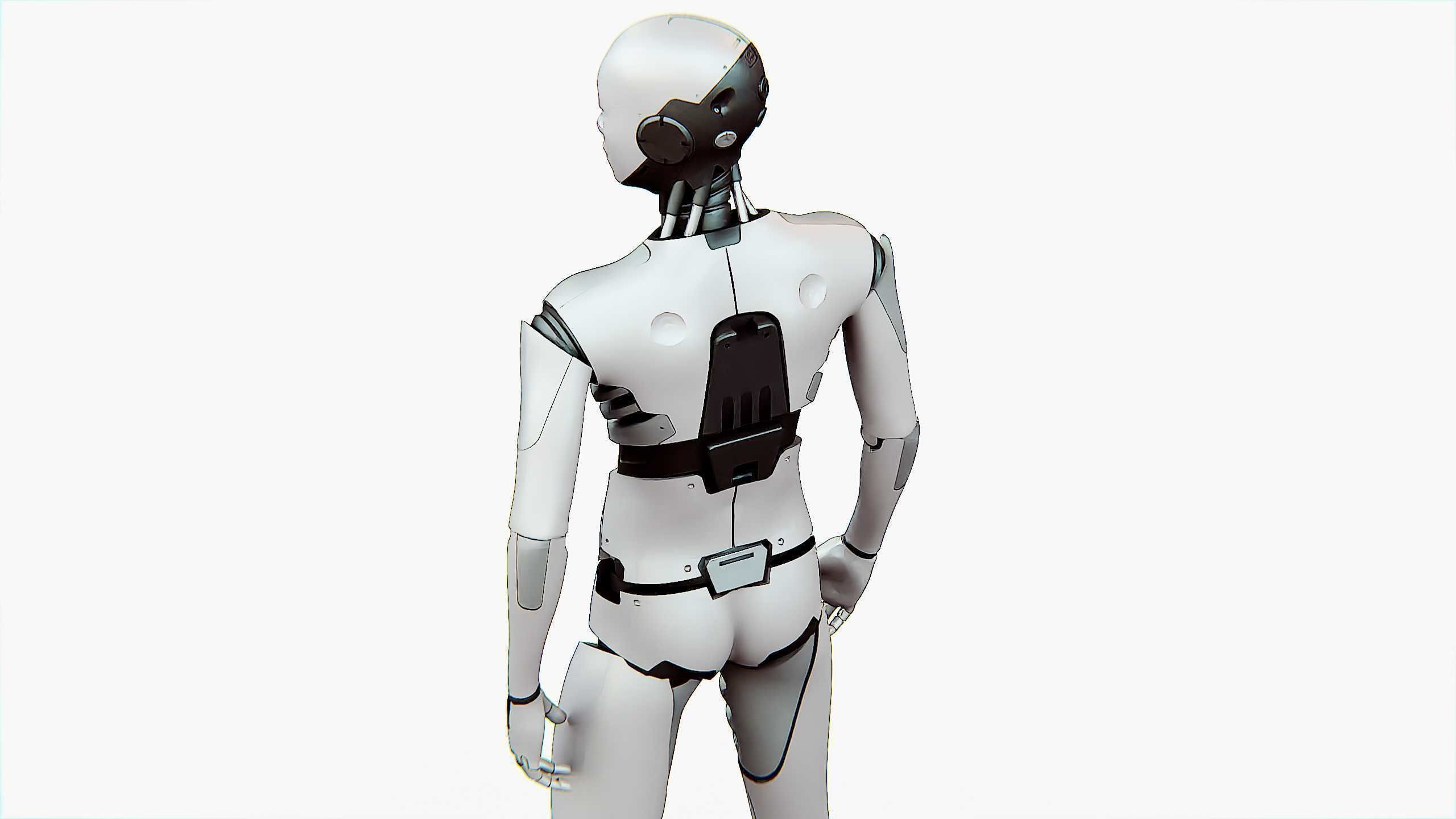 ANDROID MANO Rigged for Unreal Engine - Unity - MIXAMO 3D model_20