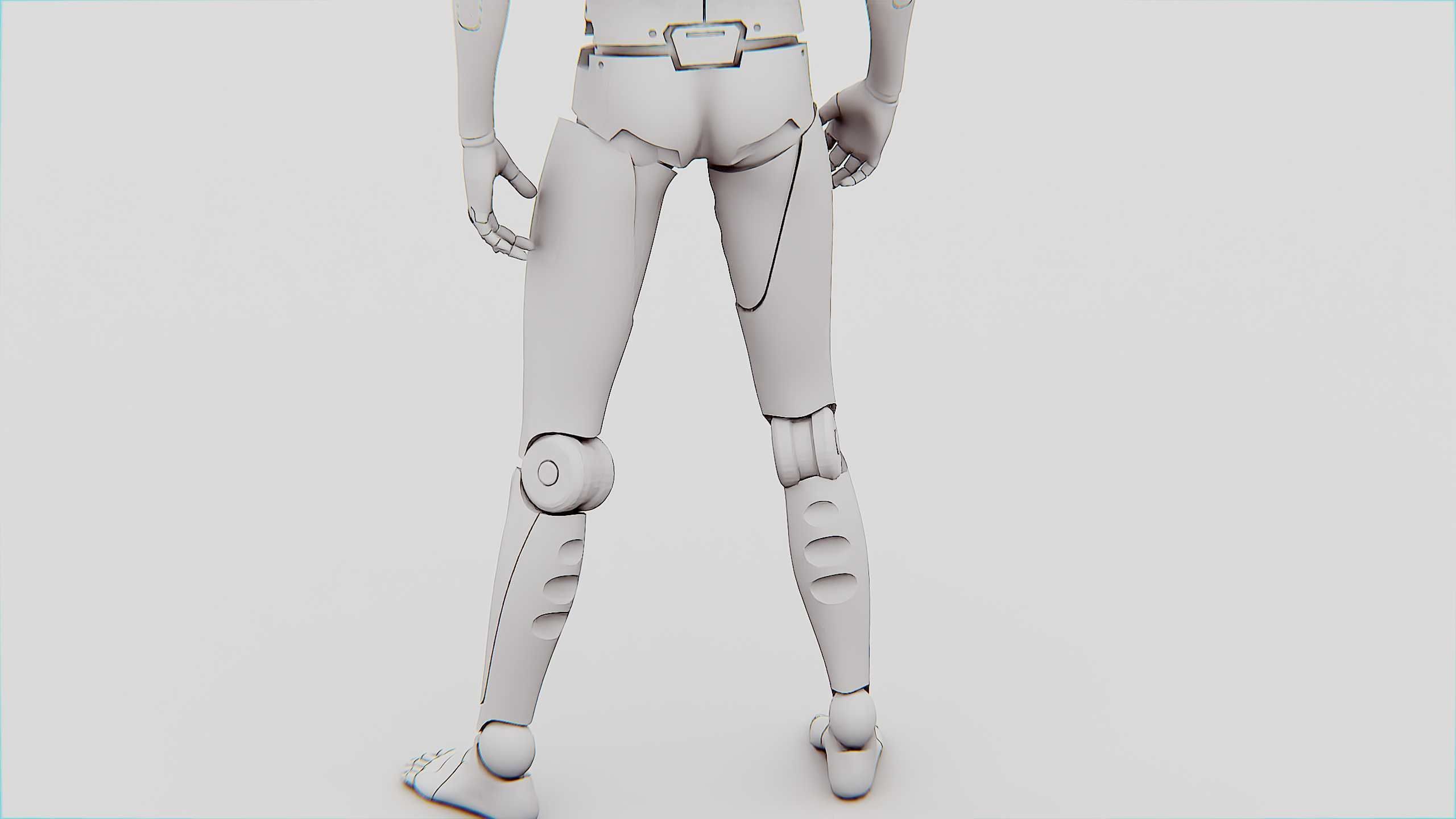 ANDROID MANO Rigged for Unreal Engine - Unity - MIXAMO 3D model_36