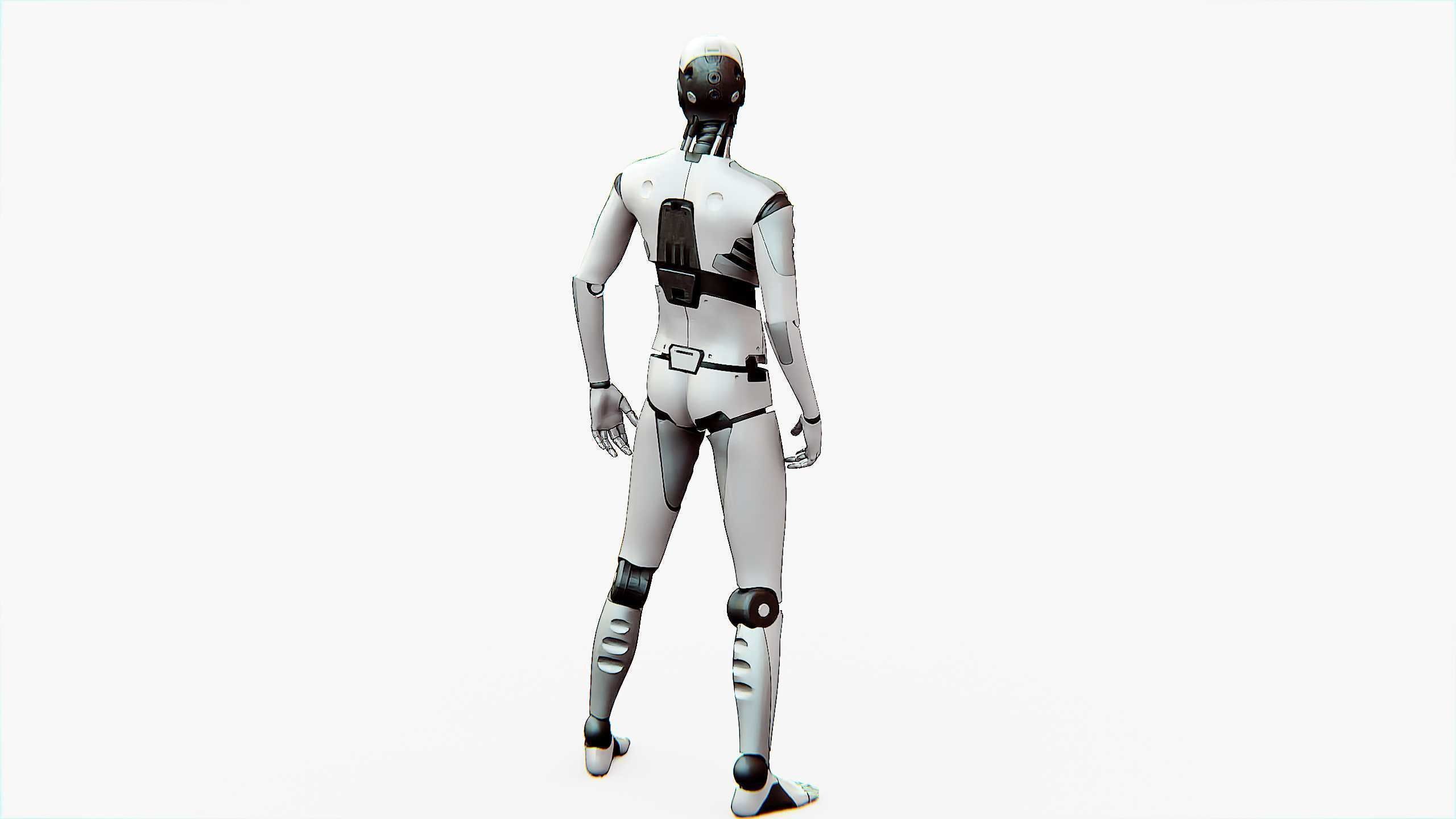 ANDROID MANO Rigged for Unreal Engine - Unity - MIXAMO 3D model_8