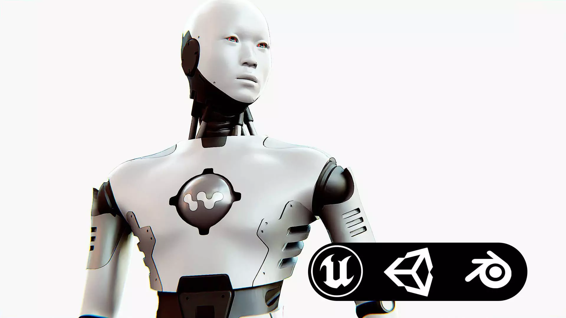 ANDROID MANO Rigged for Unreal Engine - Unity - MIXAMO 3D model_0