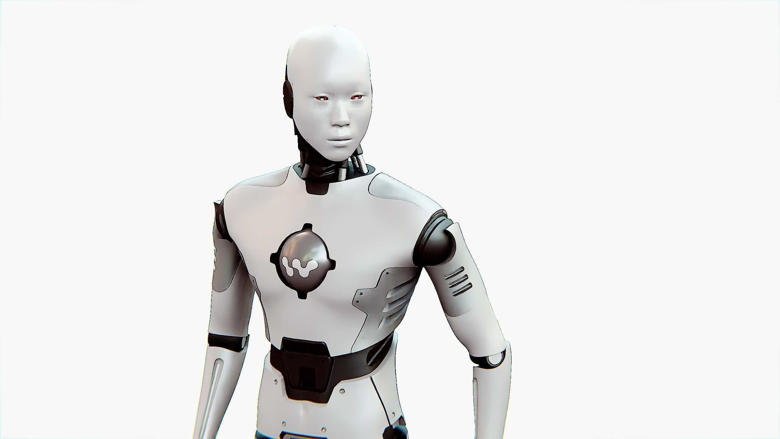 ANDROID MANO Rigged for Unreal Engine - Unity - MIXAMO 3D model_11