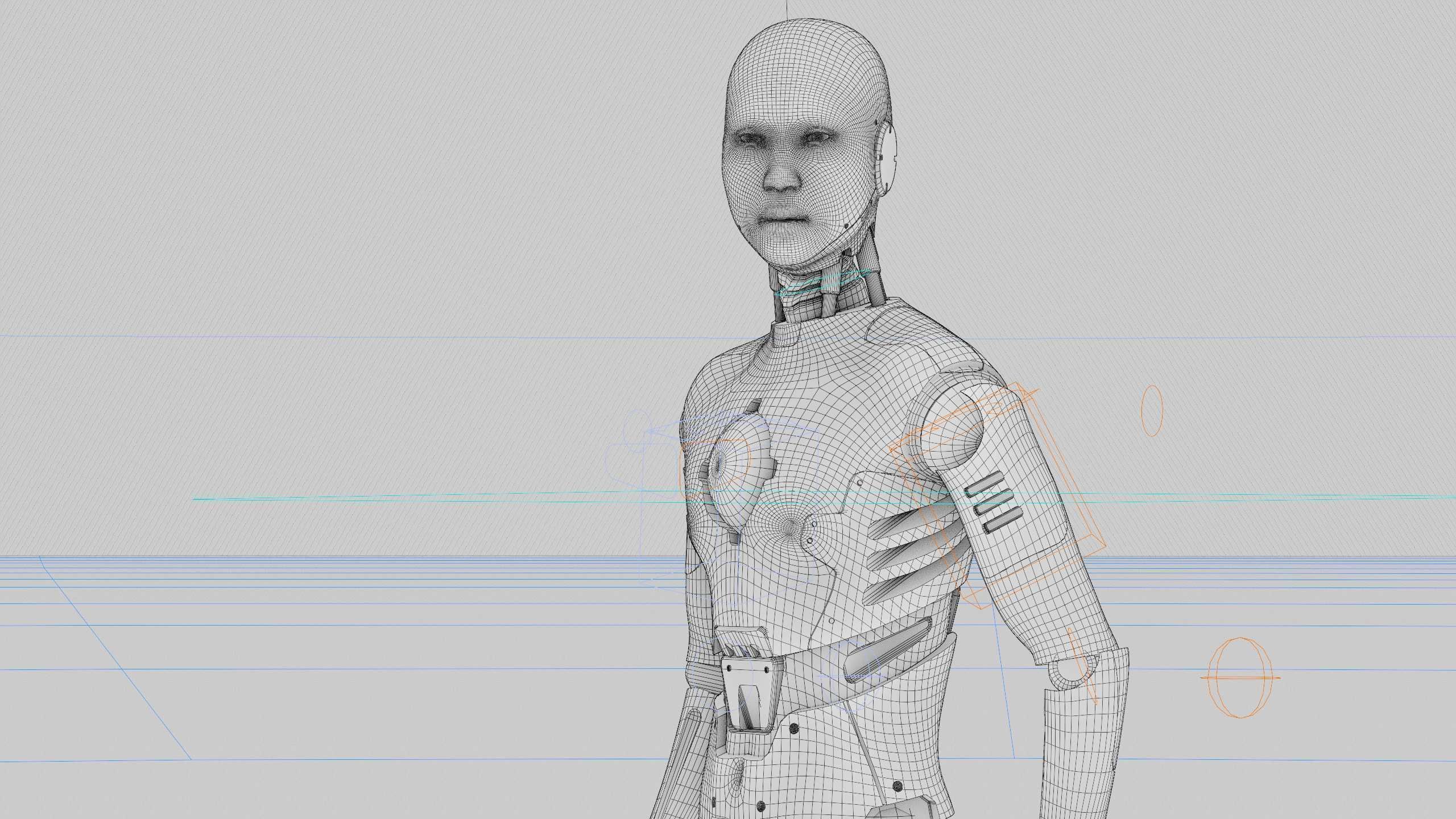 ANDROID MANO Rigged for Unreal Engine - Unity - MIXAMO 3D model_42