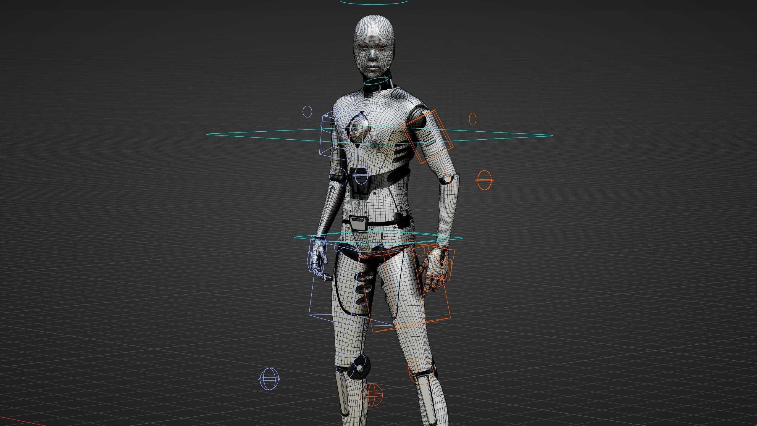 ANDROID MANO Rigged for Unreal Engine - Unity - MIXAMO 3D model_37