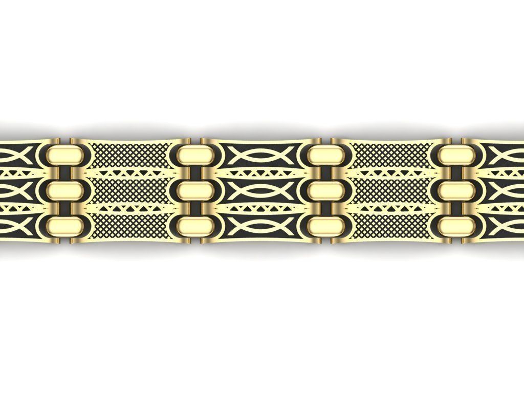 bracelet 3D print model_6