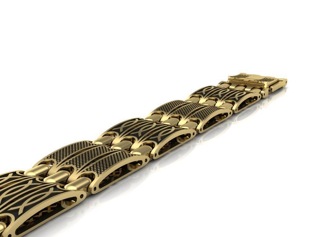 bracelet 3D print model_5