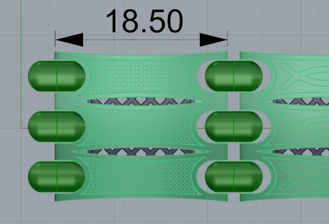 bracelet 3D print model_13
