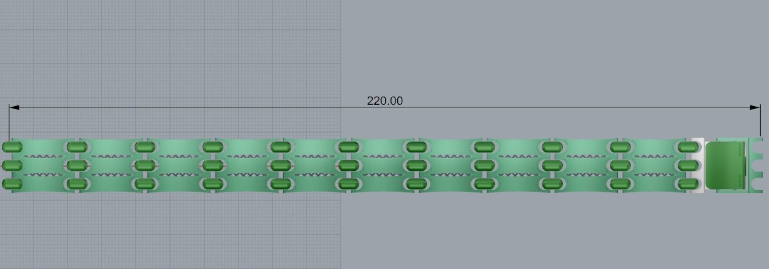 bracelet 3D print model_9