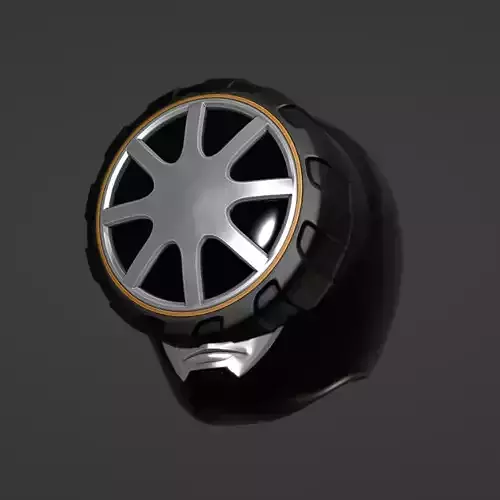 Boonboomger Black Helmet 3D print model