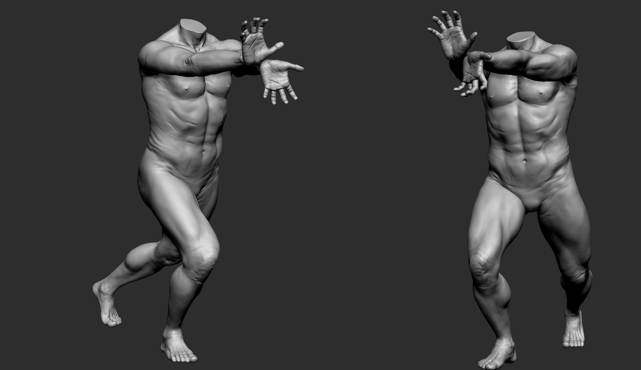 12 Male Poses Part 1 3D model_15