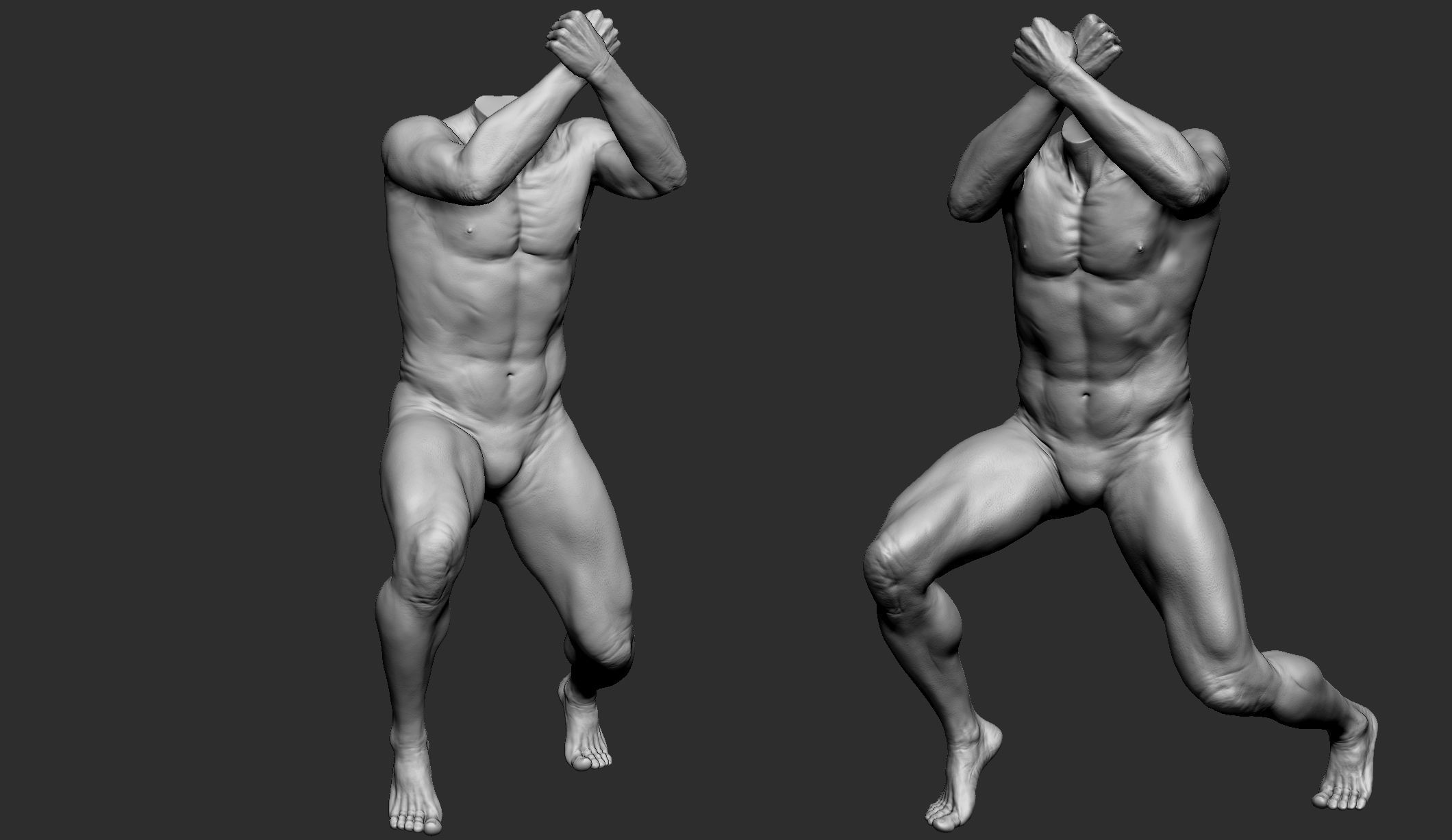 12 Male Poses Part 1 3D model_14