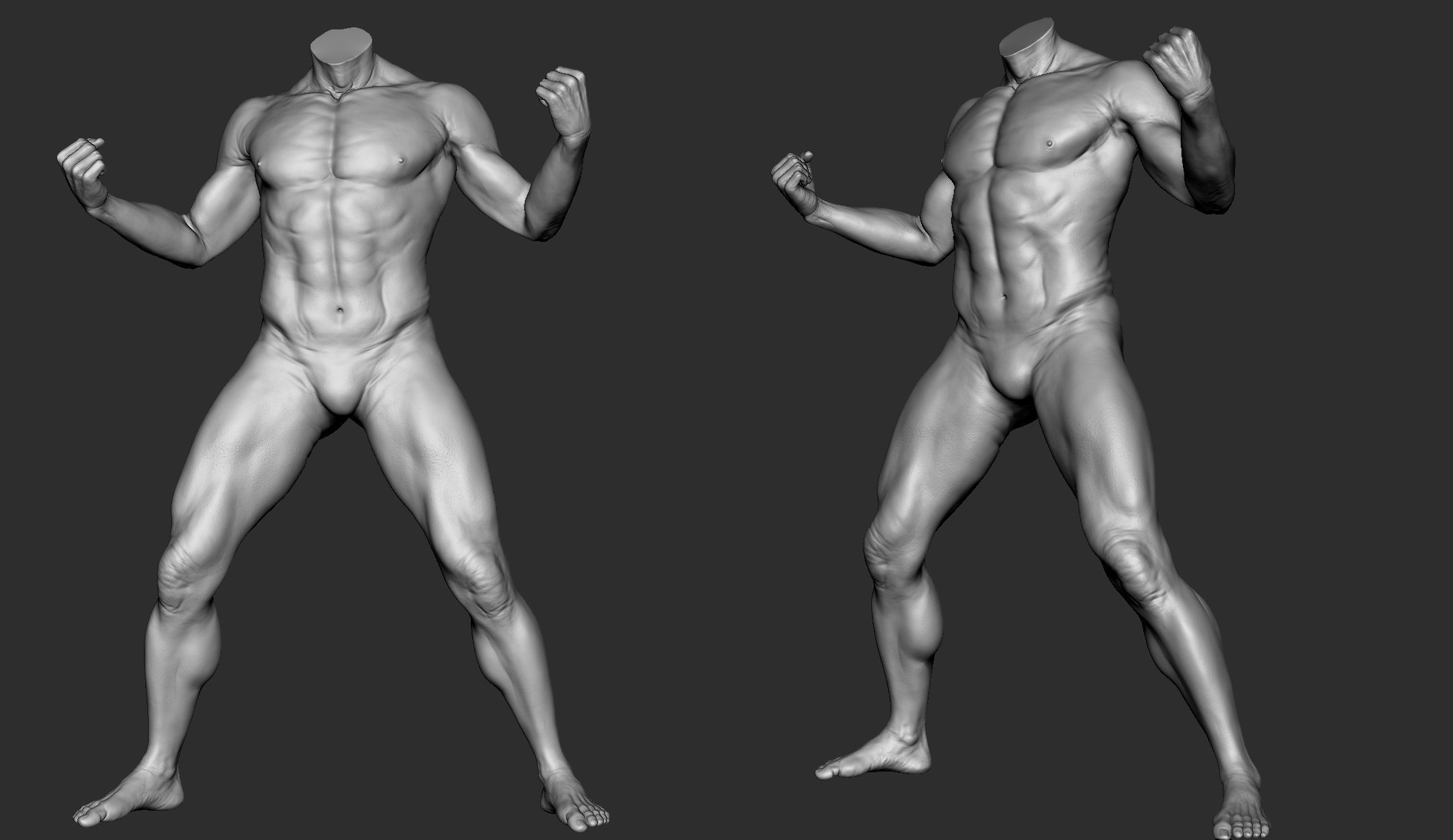 12 Male Poses Part 1 3D model_9
