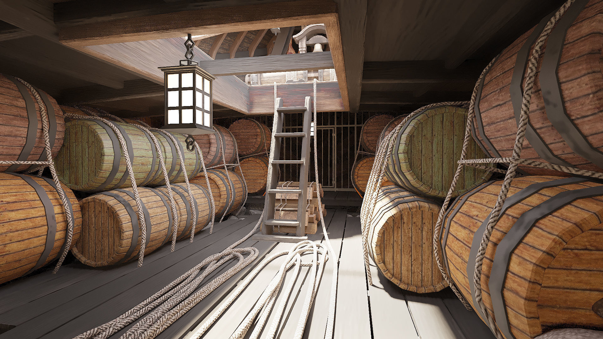 This 3D Santa Maria 1495  includes a fully detailed interior 3D model_9