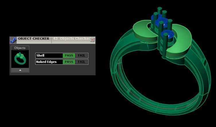 wedding ring for daimonds 3D print model_16
