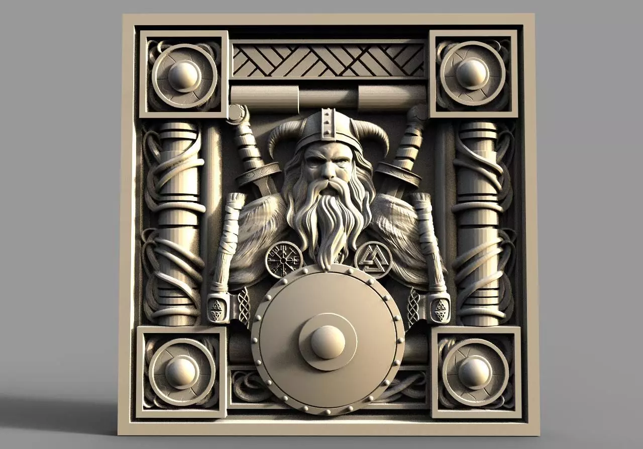 Viking CNC 3D print model_0