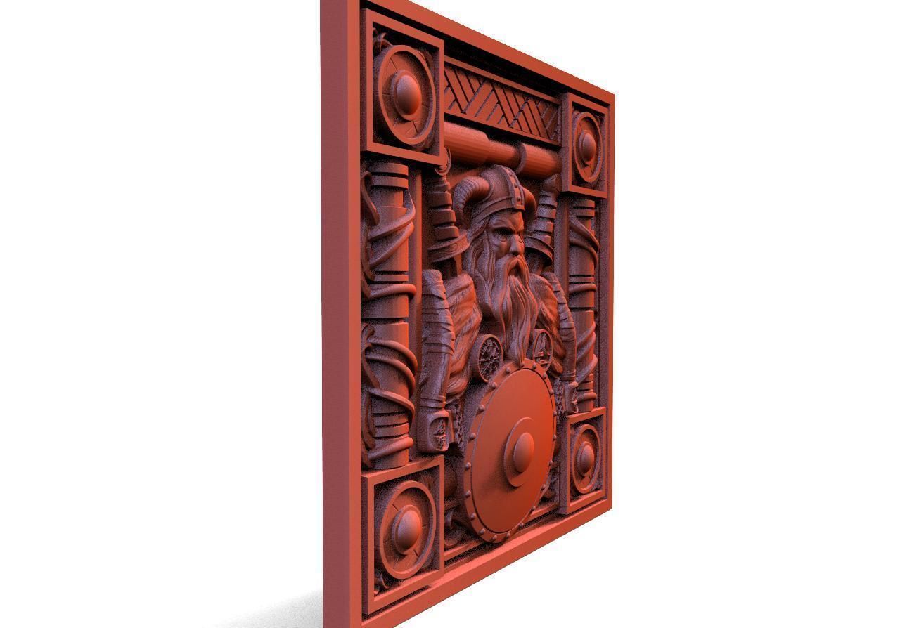 Viking CNC 3D print model_3