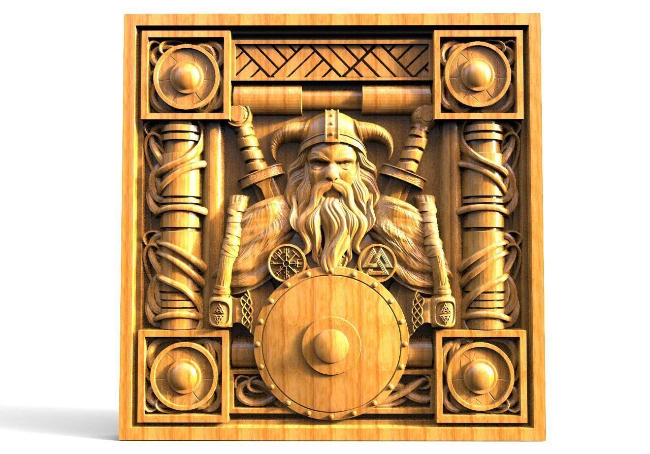 Viking CNC 3D print model_5