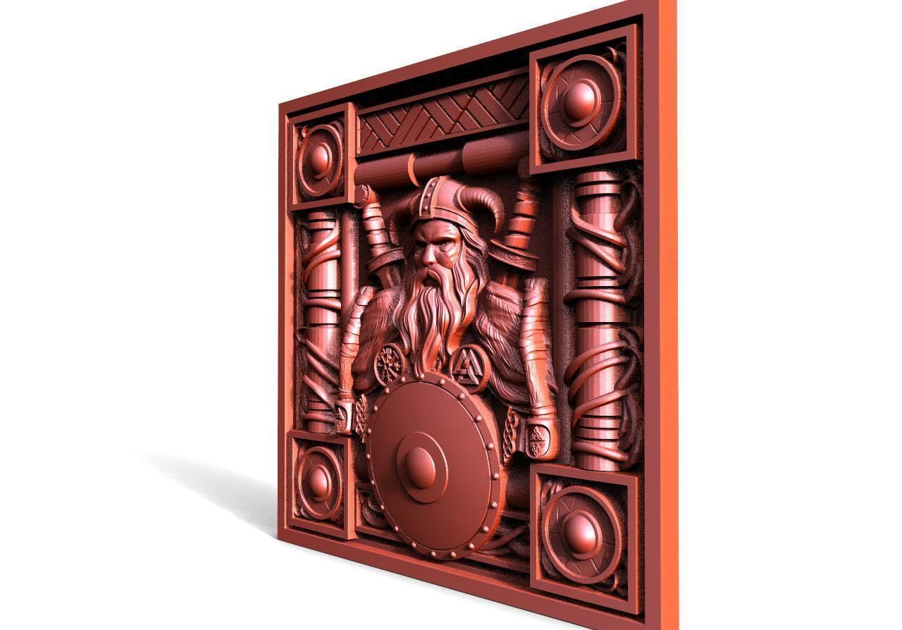 Viking CNC 3D print model_2