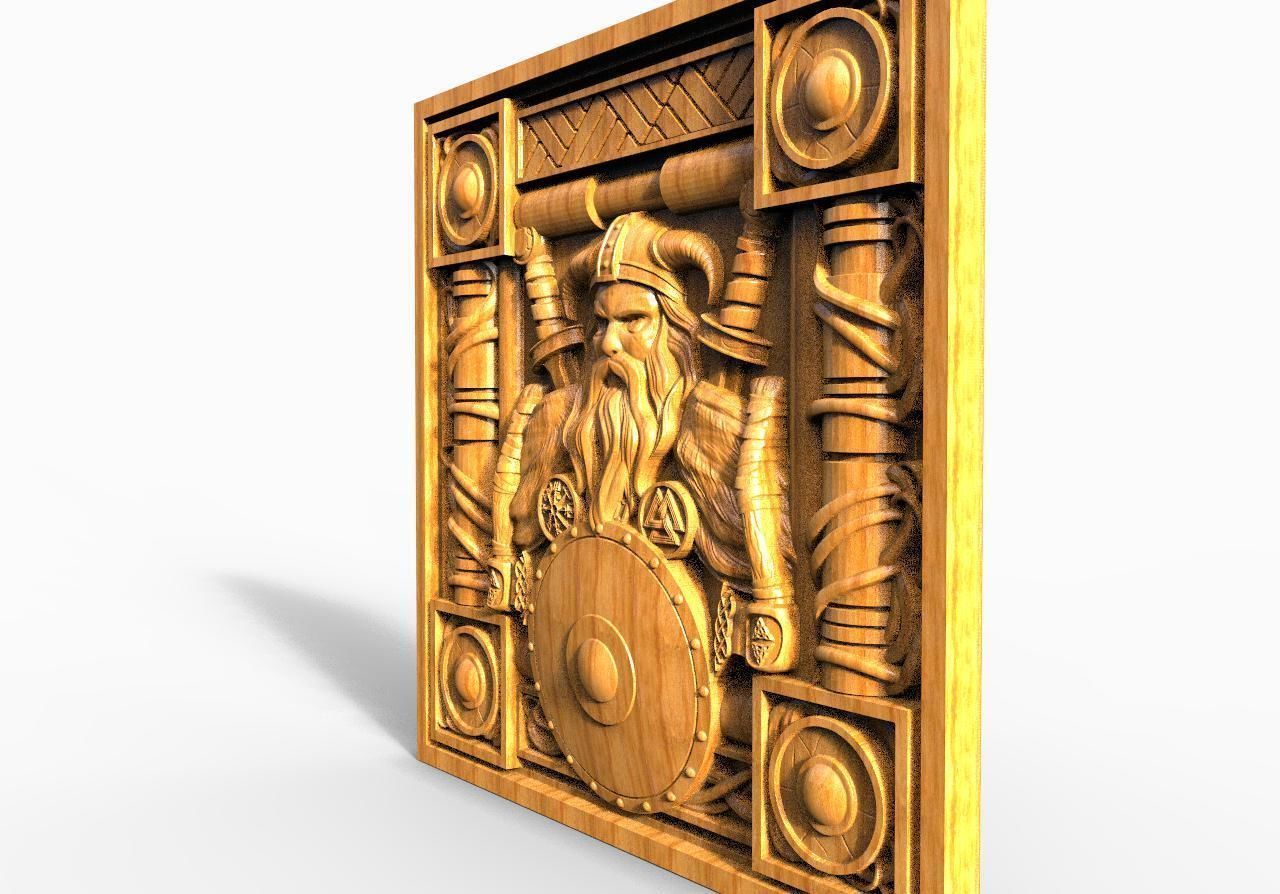 Viking CNC 3D print model_6