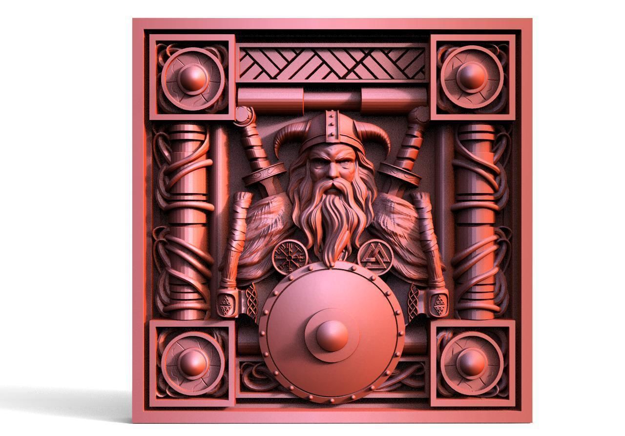 Viking CNC 3D print model_1