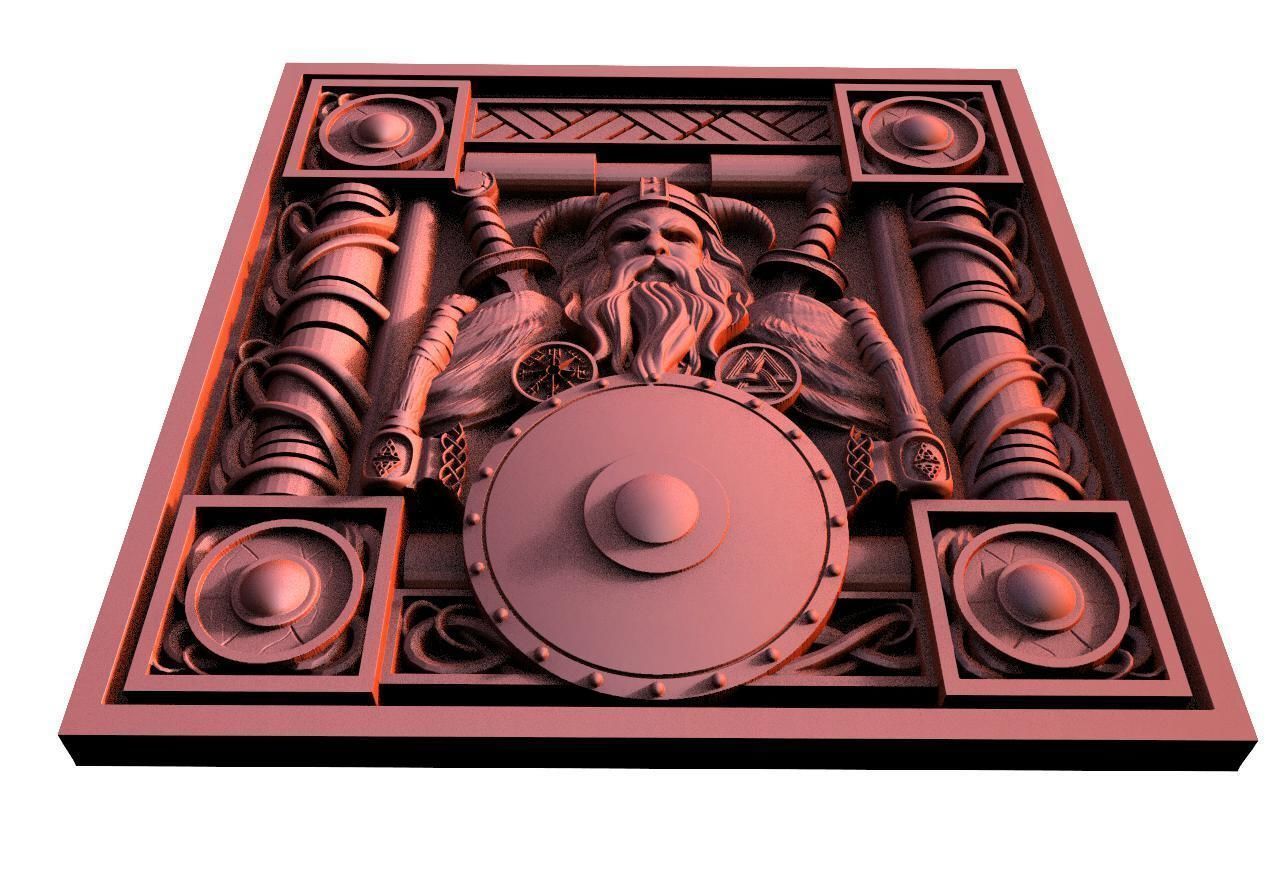 Viking CNC 3D print model_4