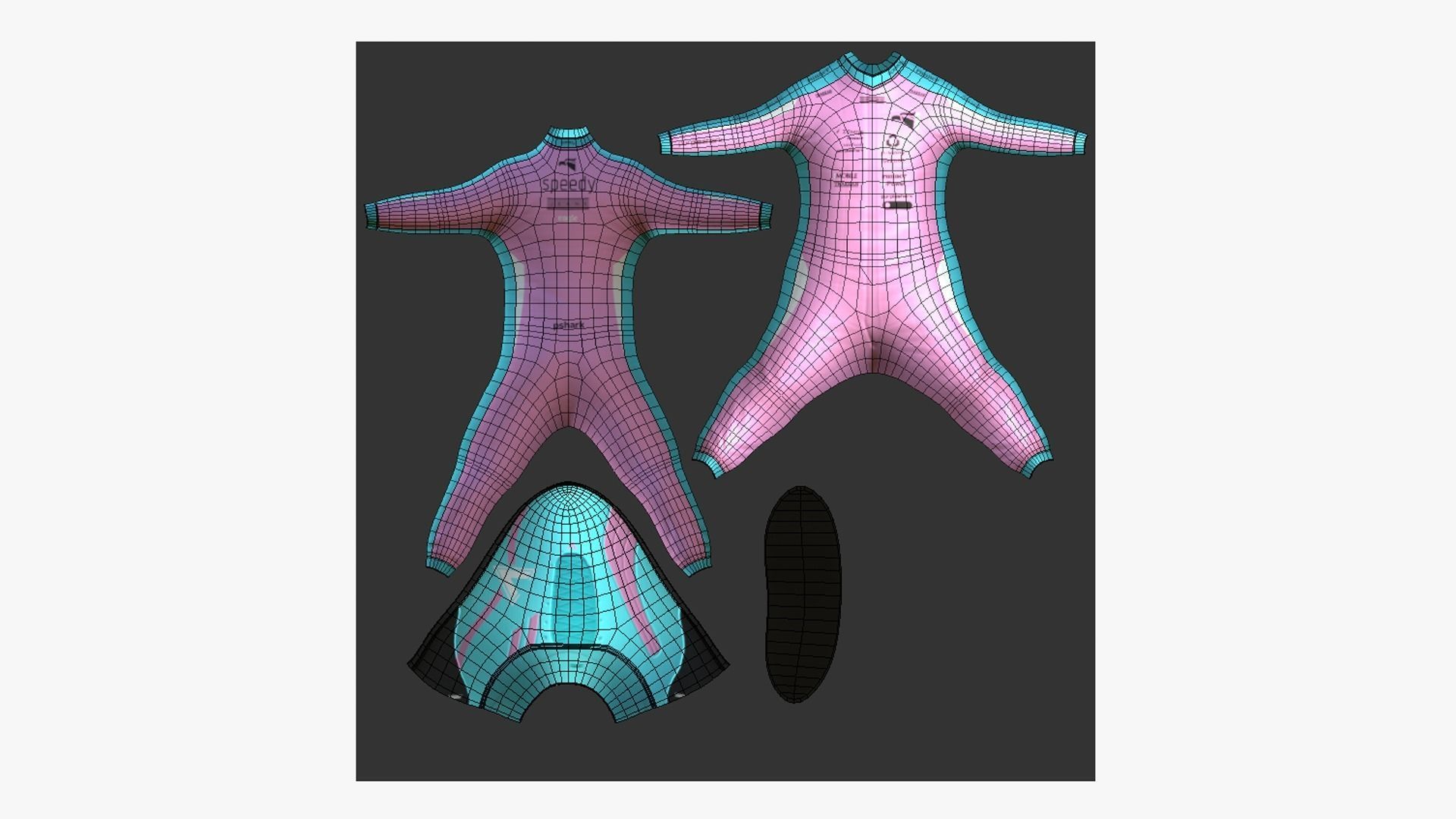 08 Racing Pilot Uniforms A Collection - Character Clothing _64