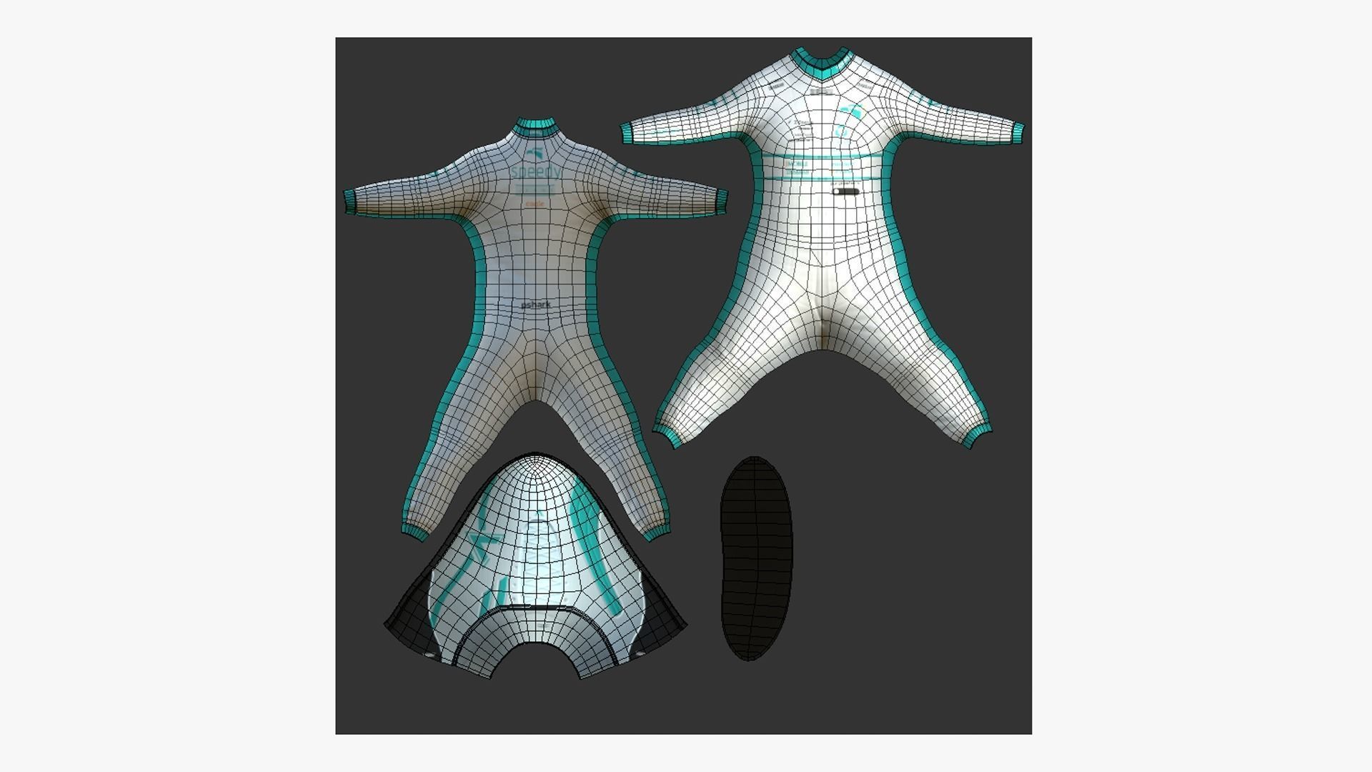 08 Racing Pilot Uniforms A Collection - Character Clothing _57