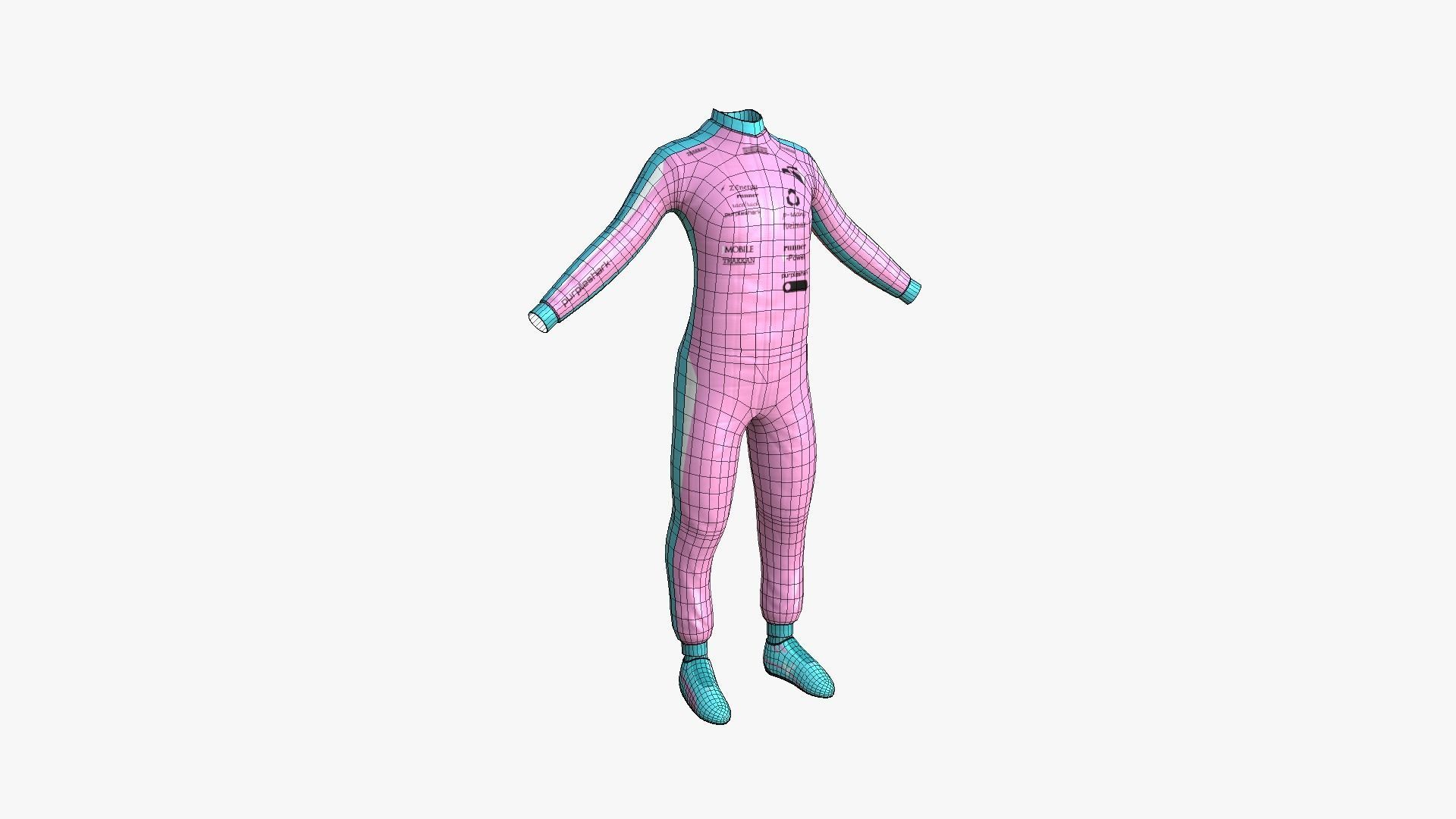 08 Racing Pilot Uniforms A Collection - Character Clothing _35