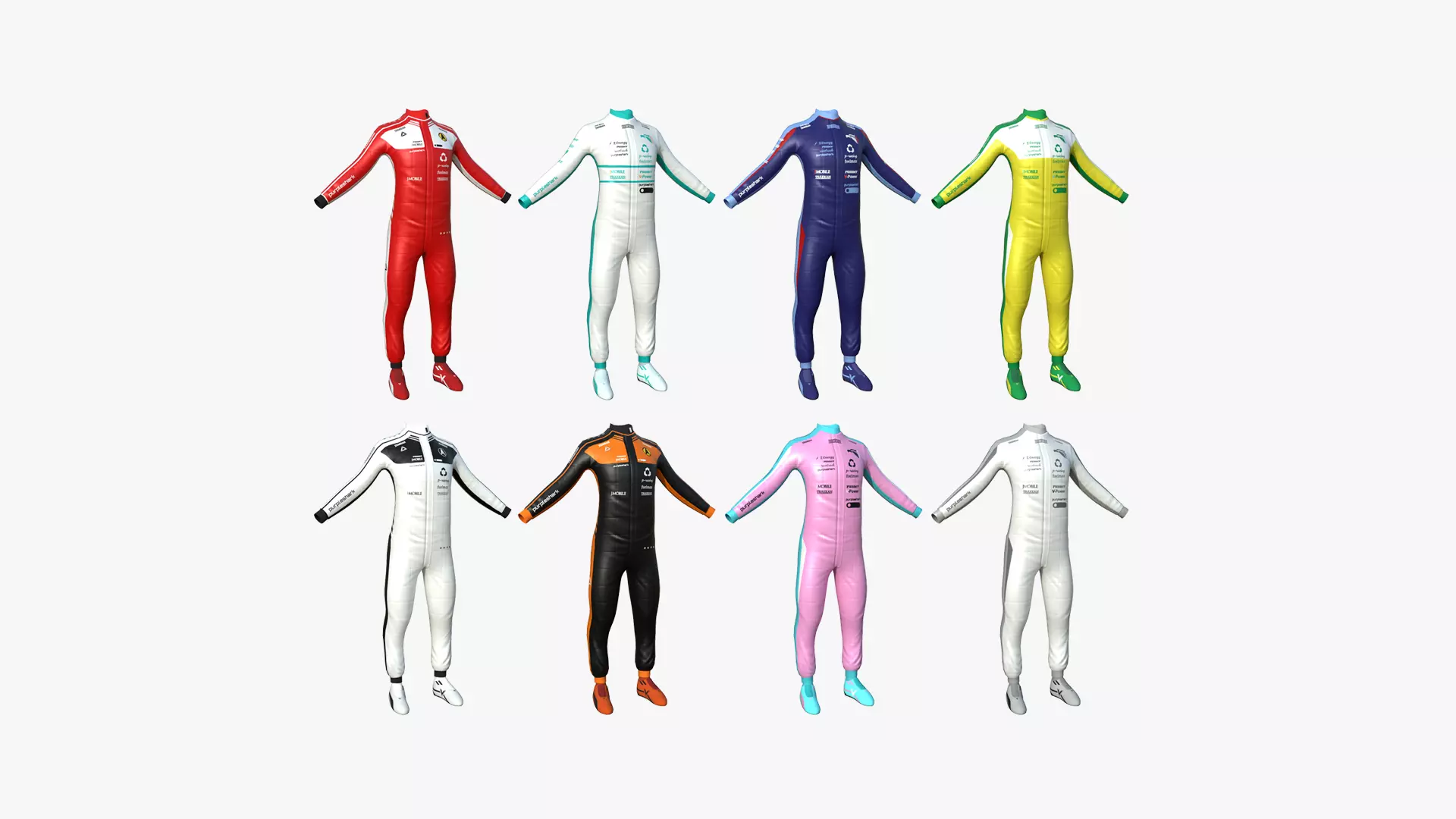 08 Racing Pilot Uniforms A Collection - Character Clothing _0