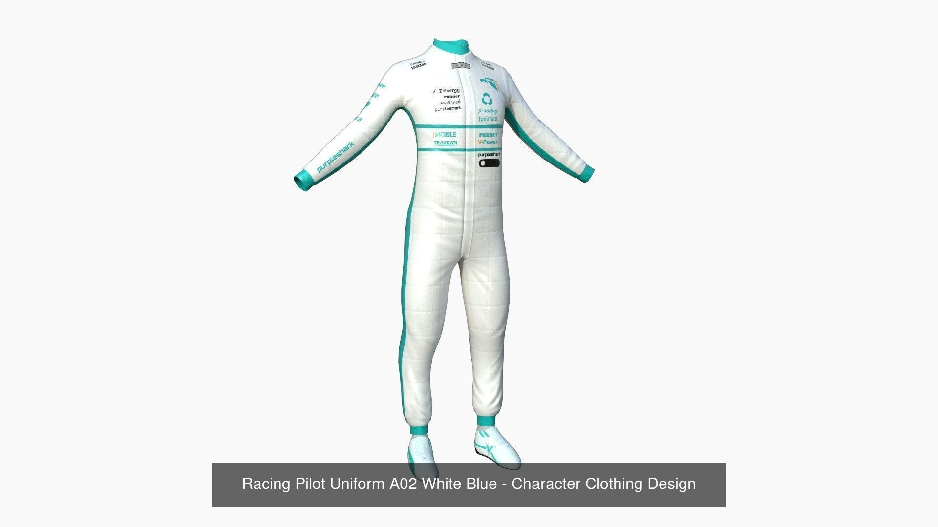 08 Racing Pilot Uniforms A Collection - Character Clothing _3