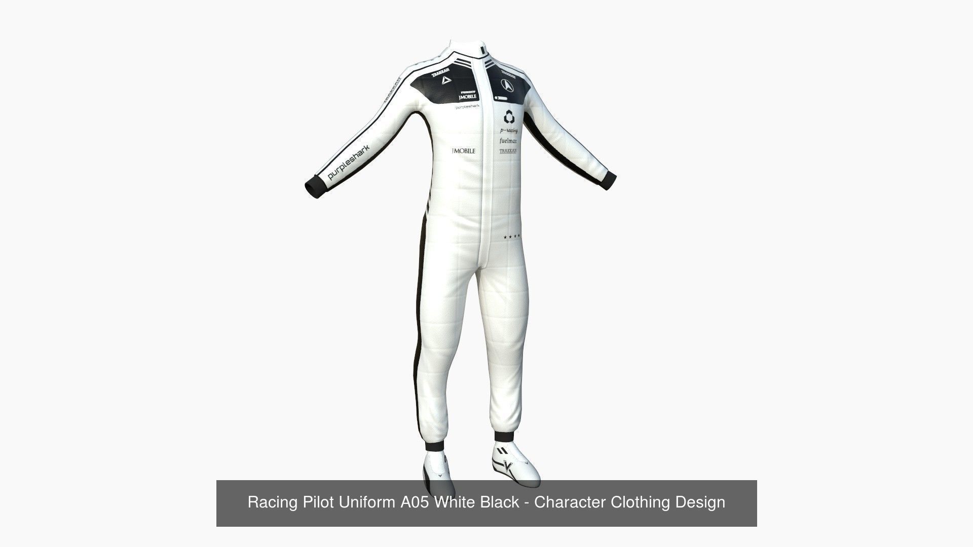 08 Racing Pilot Uniforms A Collection - Character Clothing _6