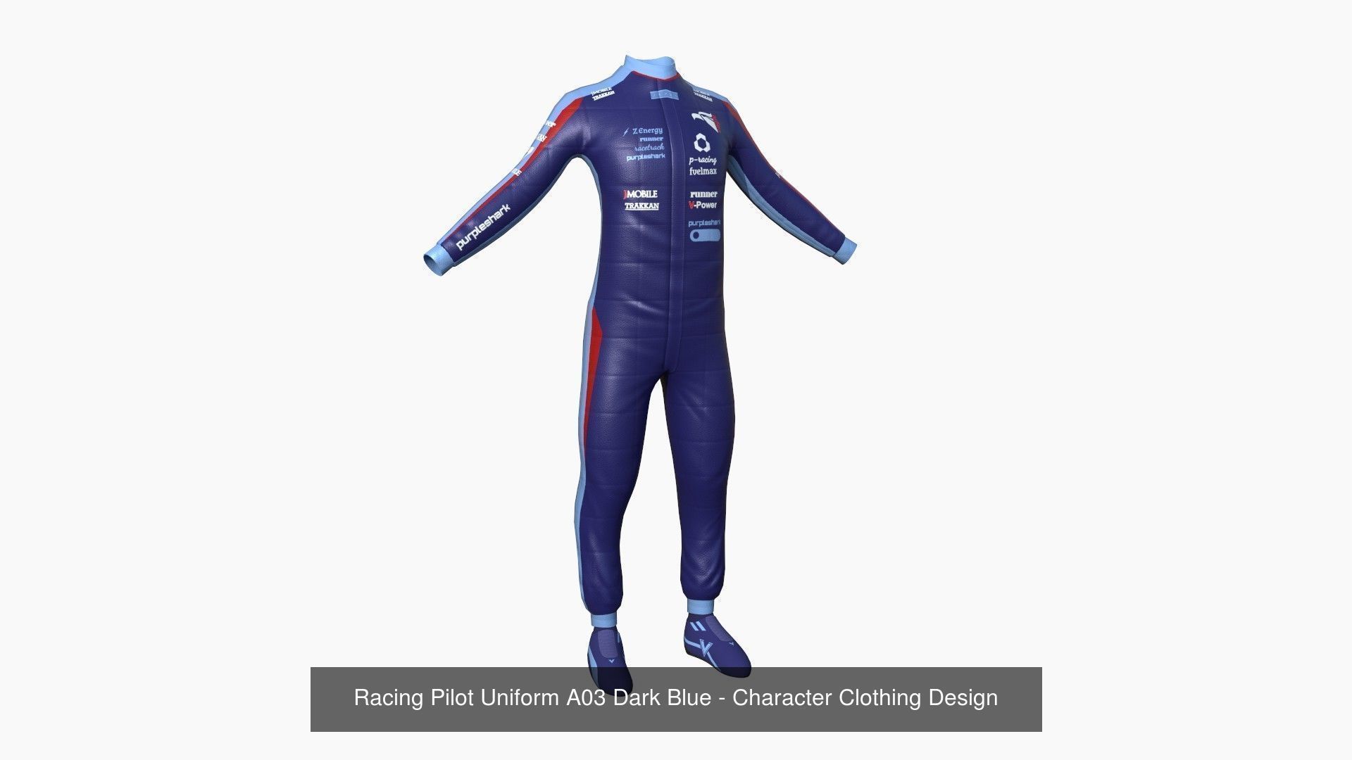08 Racing Pilot Uniforms A Collection - Character Clothing _4