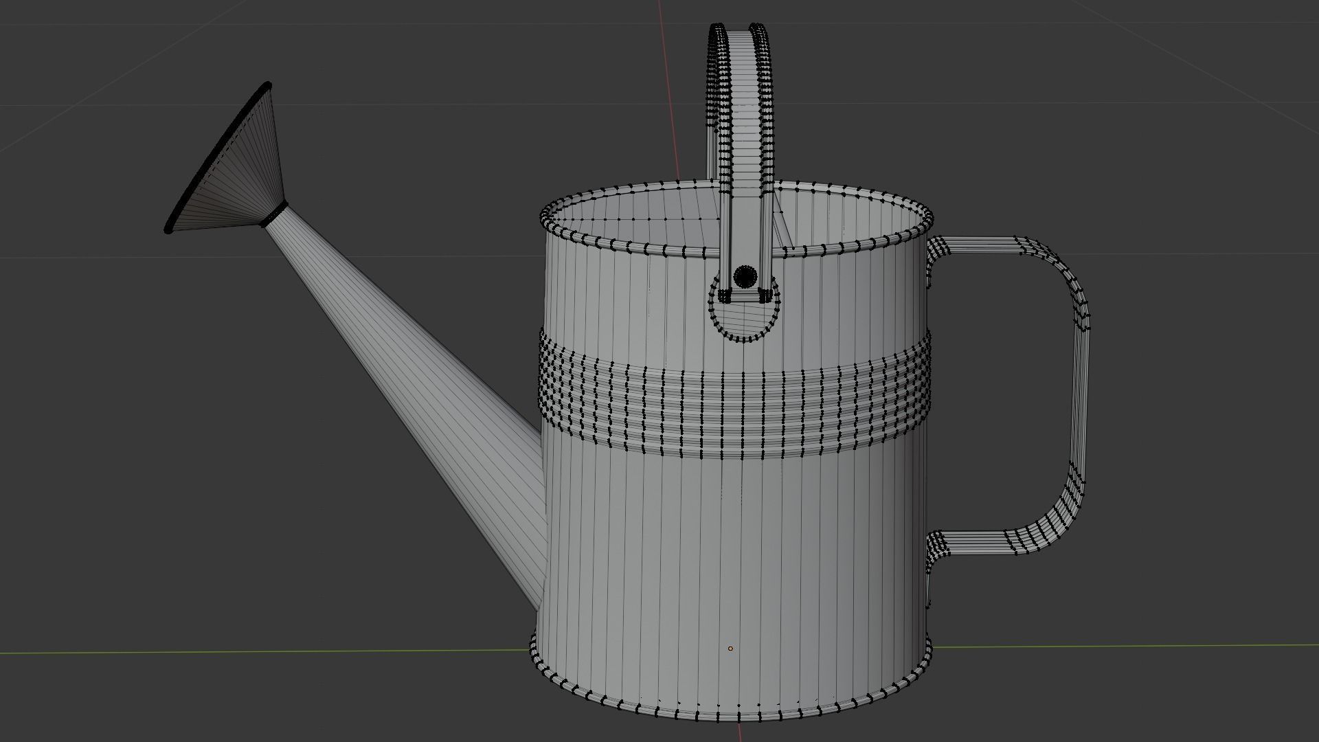 Watering can 3D model_4