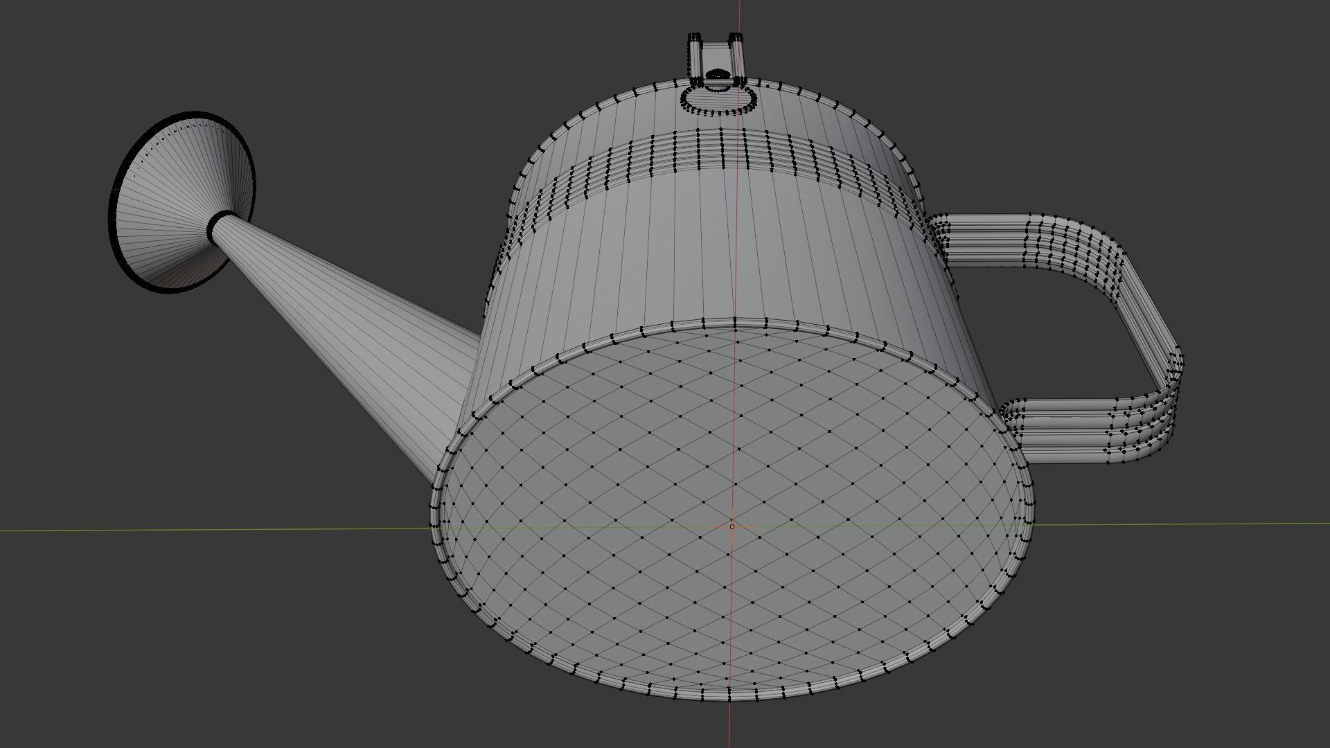 Watering can 3D model_6