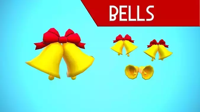 BELLS CHRISTMAS CARTOON STYLIZED