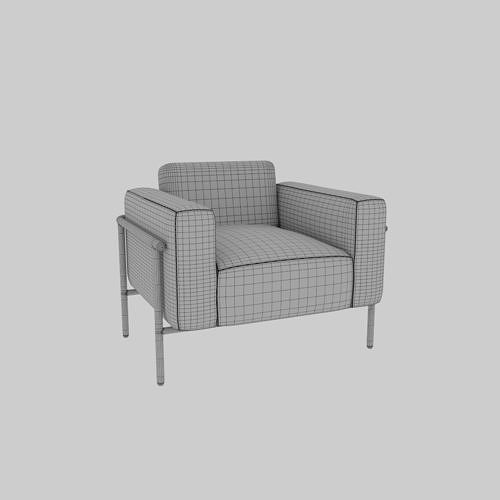 Riga Armchair  3D model