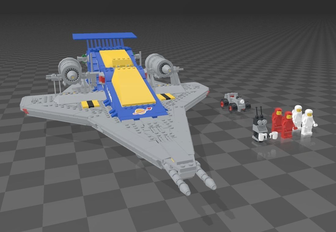 LEGO GALAXY EXPLORER LL928 10497 3D print model_5