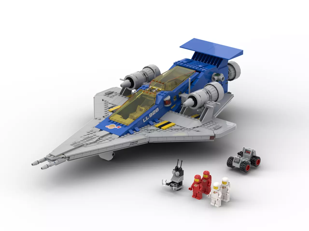 LEGO GALAXY EXPLORER LL928 10497 3D print model_0