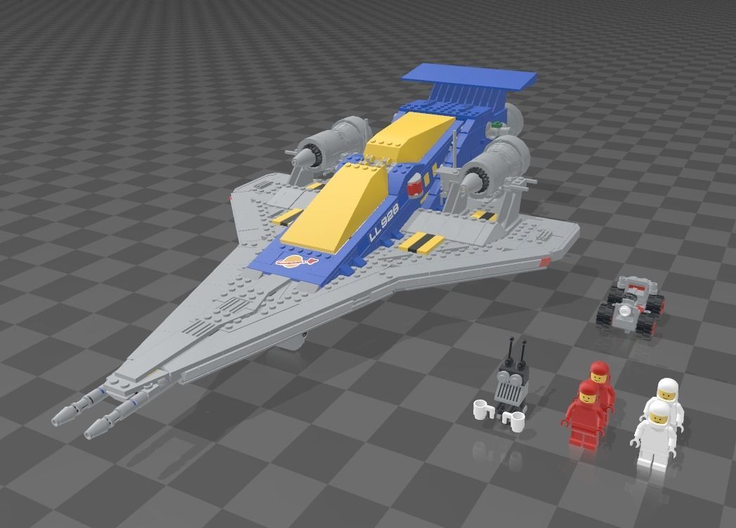 LEGO GALAXY EXPLORER LL928 10497 3D print model_3