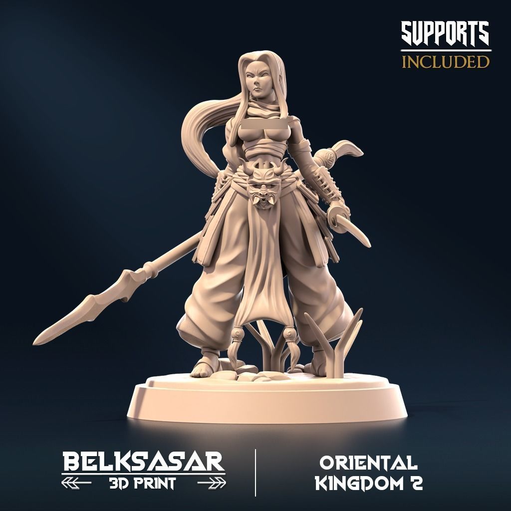 Twilightshine Blade Set x5 Nude 3D print model_1