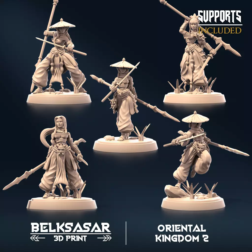 Twilightshine Blade Set x5 Nude 3D print model_0