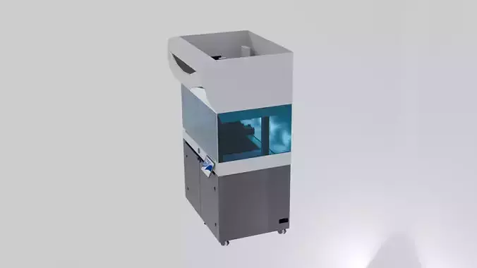 Tecan Fluent 480 3D model Tecan Fluent 480 3D model