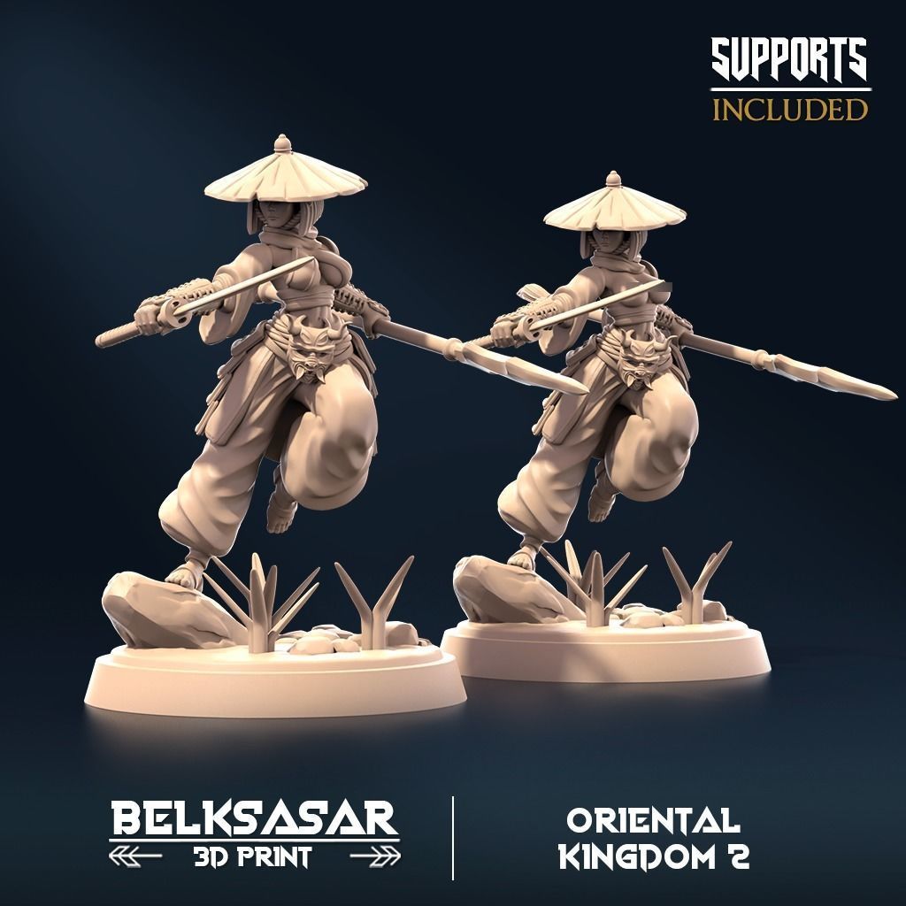 Twilightshine Blade Set x5 Normal and Nude 3D print model_2