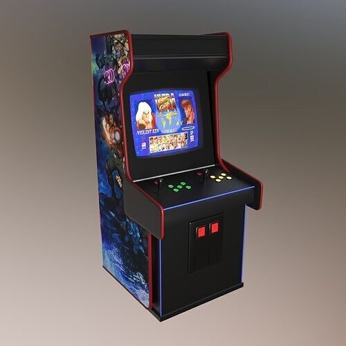 Arcade  Low-poly 3D model