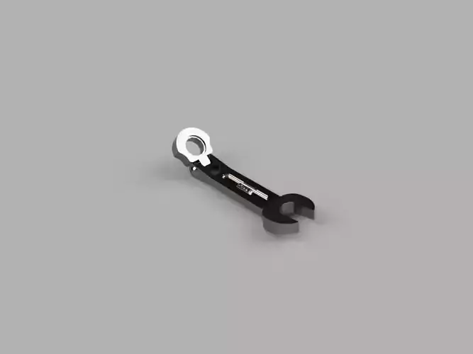 Flat-Head Wrench 3D print model