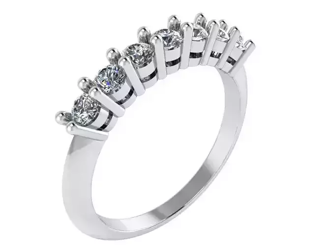 Round Diamond Basket Ring 2706
