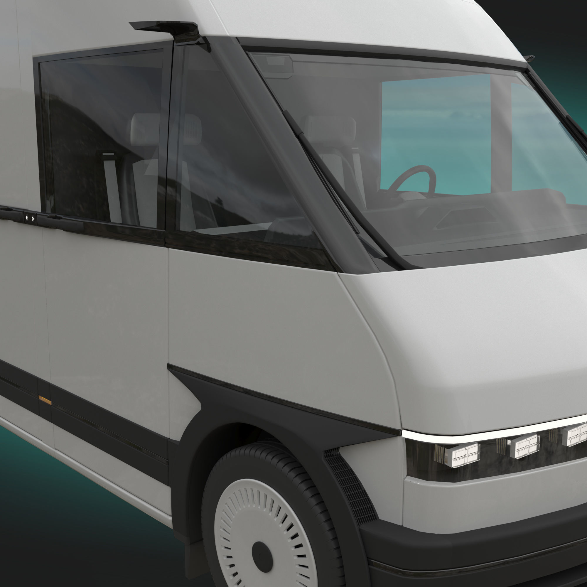 EV Van Prototype 1 3D model_5